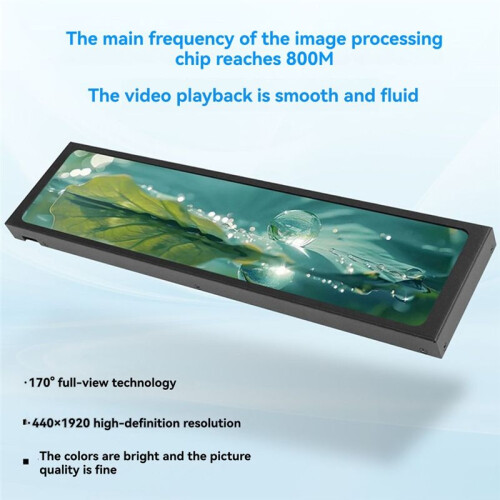 11.26inch IPS USB Secondary Screen for CPU/GPU Monitoring USB Long Secondary Screen Display 2