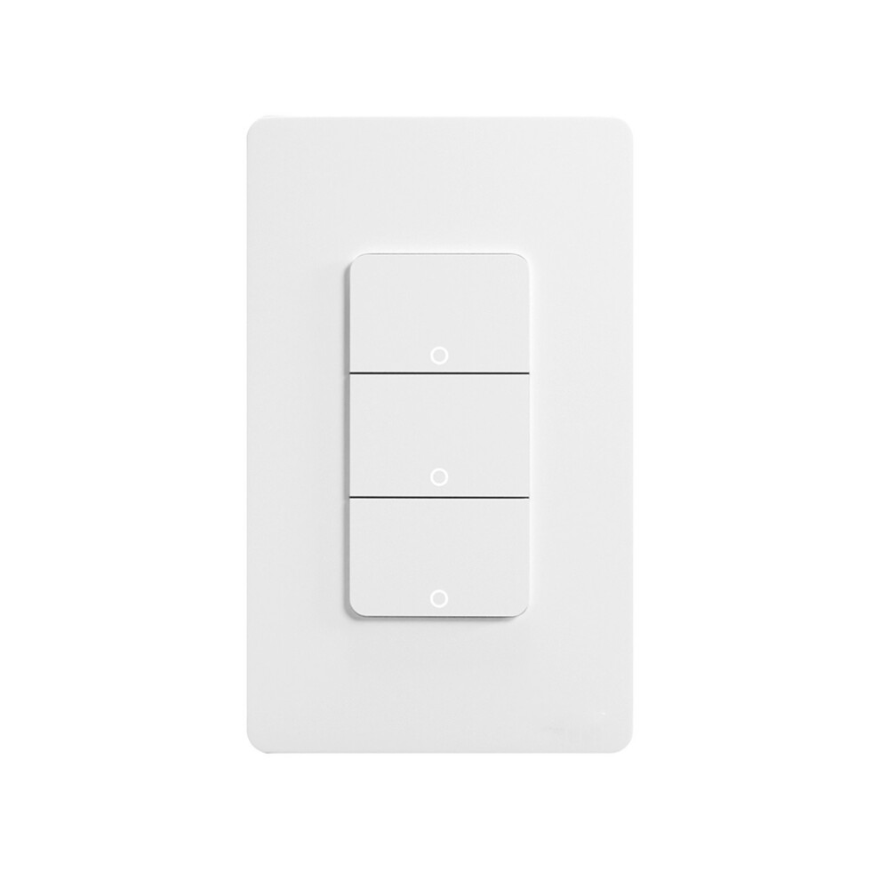 Matter Wifi Light 3-Gang Us Push Button Wall App Voice Control Work With Alexa Home 4711227087335