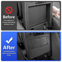 Armrest Hidden Box for Tacoma 2024 2025 Center Console Hidden Box Organizer Accessories