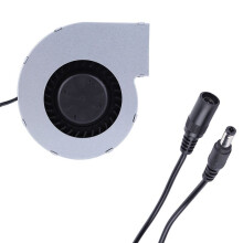 Ventilador para Barbacoa de 6000 RPM con Controlador de Velocidad Variable, 12 V CC, para Barbacoa, Parrilla de Picnic, Estufa de Leña, Enchufe