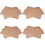 400Pièces Papier Sulfurisé Khaki Pour Cuisson, Friteuse 6