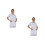 2Pièces Courtes Tenue Cosplay Médecin Infirmier 4