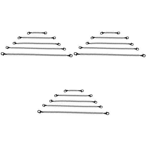 3 Count Jewellery Chain Extender Making Kit Cable Lobster Extenders 1