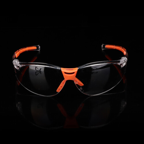 Multi-Purpose Protective Eyewear With Flexible Temples, Polycarbonate Lenses Wrap Around Frames Scratch Resistant UV Blocking Wind And Debris 2