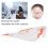 Multi-Purpose Protective Eyewear With Flexible Temples, Polycarbonate Lenses Wrap Around Frames Scratch Resistant UV Blocking Wind And Debris 8