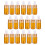 50Stk -Glasflaschen Mit Tropfer, Uv-Schutz, Orange, Für 9