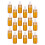 50Stk -Glasflaschen Mit Tropfer, Uv-Schutz, Orange, Für 11