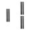 6Pcs Lightweight Black ABS Professional Replaceable Skate Buckles 6