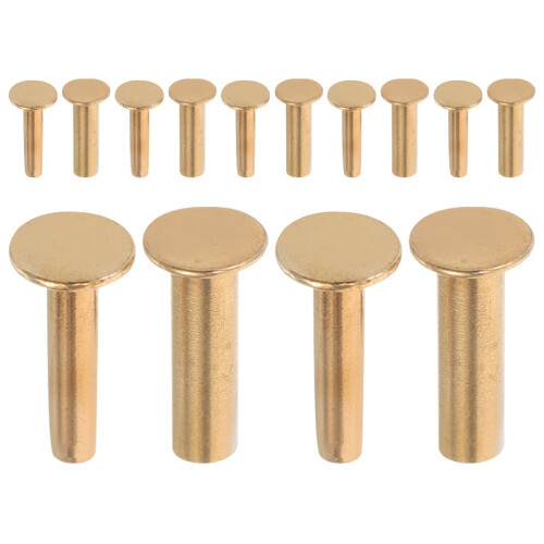 70Pairs Copper Handle Screws DIY Making Replacement Rivets 2