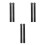 6Pcs Lightweight Black ABS Professional Replaceable Skate Buckles 9