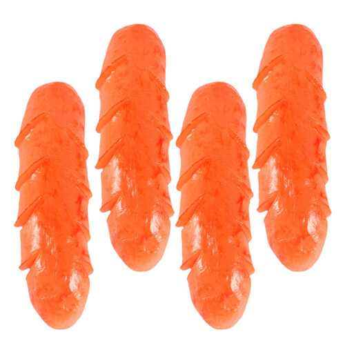 20Pièces Hot Dog Factices PVC Orange Décorations Pour Table 1