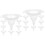 40Pièces Coussinets PVC Mesh Cone Pour Plantes Drainage 5