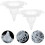40Pièces Coussinets PVC Mesh Cone Pour Plantes Drainage 10