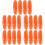 20Pièces Hot Dog Factices PVC Orange Décorations Pour Table 7