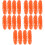 20Pièces Hot Dog Factices PVC Orange Décorations Pour Table 8