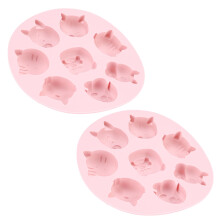 2Pcs Animal Silicone Cake Mould Set