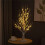Tabletop Tree, White Tree with LED Lights, Warm White Small Tree Lights Battery Powered Timer, Lighted Tree 5