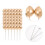 200Pièces Décorations Dorées Mini Ballons Pour Cupcakes Gâteaux 7