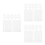 171Pc Waterproof Pet White Blank Double Sided 4