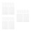 171Pc Waterproof Pet White Blank Double Sided 8