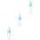 3Pièces Cuillères Bébé Silicone Pour Repas 5