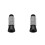 2St Wit Bling Auto Antenne Aluminium Waterdicht Vervanging 5