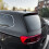 Car Rear Window Side Spoiler Canards Splitter for   B8 B8.5 Rear Windshield Side Wing Trim Sticker Bright Black 4