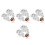 8Stk Silberne Hochzeits Haarrebe Elegantes Accessoire 8
