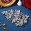 8Stk Silberne Hochzeits Haarrebe Elegantes Accessoire 9