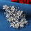 8Stk Silberne Hochzeits Haarrebe Elegantes Accessoire 10