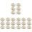 24Pièces Jouets Simulation Buns Blancs PVC Décor Et Photo 1