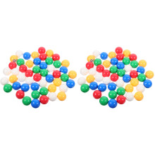 100Pièces Boules De Jeu Colorées Résistantes Pour Tirage Sort