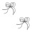 2Stk Bowknot Schmuck Charms Perlen Schlüsselanhänger 8