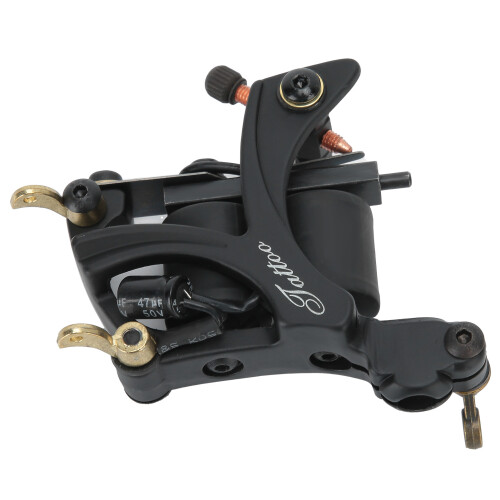 Iron Frame Tattoo Machine Smooth Lines Micro Adjustment Low Noise Stable Structure with High Flexible Spring for Durable Metal Use 2