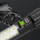 Zoom Flashlight Car Portable Work Light Multi-Function Outdoor Flashlight LED Warning Searchlight Black 6