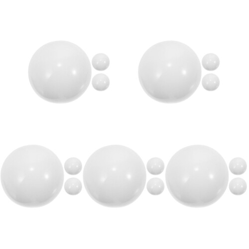 15Pièces Billes Blanches Résine Roulette Accessoire Jeu Bar Maison