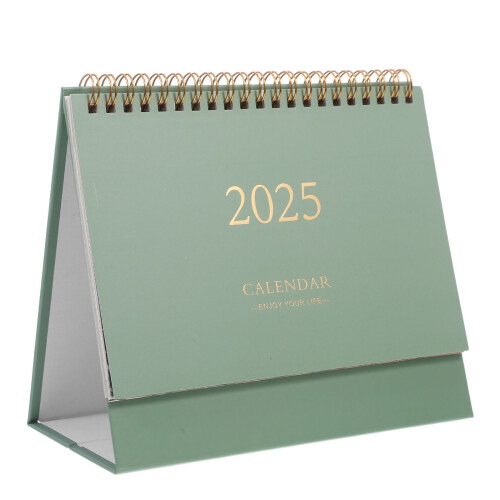 5Stk Flip Kalender 2025 Tischkalender Metallbindung 2