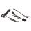 HDMI Splitter Compatible Boom Mic Cable For Headphones With3.5Mm Interface Noise Cancelling Volume Mute Button Timer Function Easy Adjustment 8