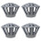 4Pcs Easy Install Iron Gutter Leaf Guards Prevent Gutter Clogging 6
