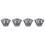 4Pcs Easy Install Iron Gutter Leaf Guards Prevent Gutter Clogging 7