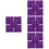 20Pcs Purple Microfiber Guinea Pig Pads Reusable Soft Pet Bedding 4