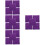20Pcs Purple Microfiber Guinea Pig Pads Reusable Soft Pet Bedding 5
