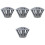 4Pcs Easy Install Iron Gutter Leaf Guards Prevent Gutter Clogging 8