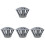 4Pcs Easy Install Iron Gutter Leaf Guards Prevent Gutter Clogging 9