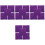 20Pcs Purple Microfiber Guinea Pig Pads Reusable Soft Pet Bedding 8