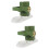 2Stk Küchen-Dumpling-Press, Langlebig, Grün, Ideal Für Zuhause 8
