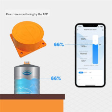 Sensor Ultrasónico de Nivel de Líquido para Tanque de Agua Tuya Zigbee con Alarmas en Tiempo Real para Control Mediante Aplicación IOS y