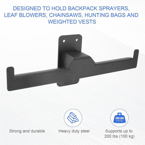 Backpack Blower Wall Mount Leaf Blower Hange Backpack Blower Rack Sprayers Storage Organizer Holder for Grass Trimmer 1