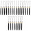 24Stk Graduation Tassels Polyester Metall Für DIY Hut 4