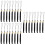 24Stk Graduation Tassels Polyester Metall Für DIY Hut 8